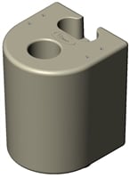 EZ Dock Poly Pipe Bracket for Galvanized Pipe