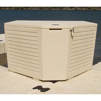 EZ Dock Corner Box With Integrated Corner Gusset