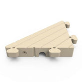 Poly Corner Gusset for EZ Dock w/ Composite Nuts & Bolts.