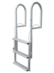 Aluminum Retractable Bulkhead or Wood Dock Lift Ladder